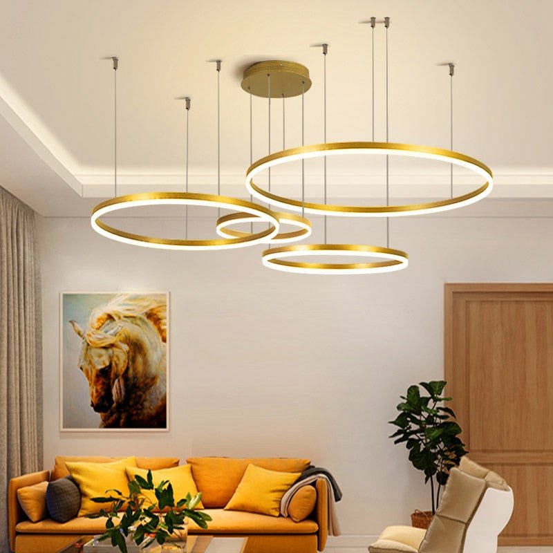 Minimalist Home Decor Led Modern Chandelier Lighting - Querencian