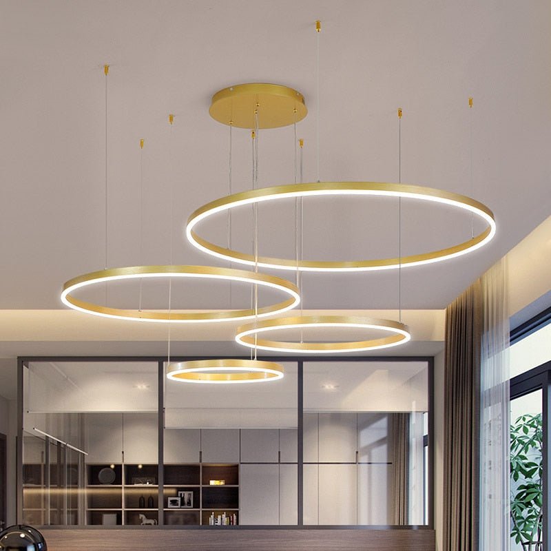Minimalist Home Decor Led Modern Chandelier Lighting - Querencian
