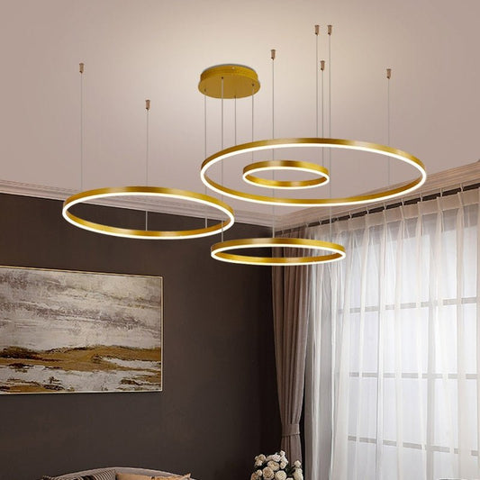 Minimalist Home Decor Led Modern Chandelier Lighting - Querencian