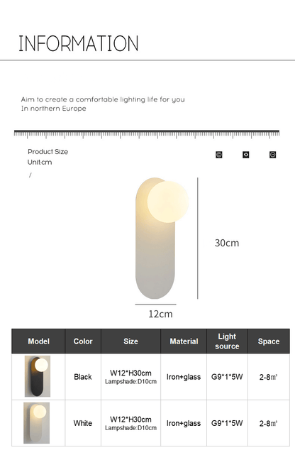 Minimalist LED Background Decoration Wall Light - Querencian