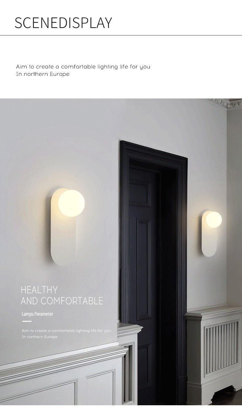 Minimalist LED Background Decoration Wall Light - Querencian