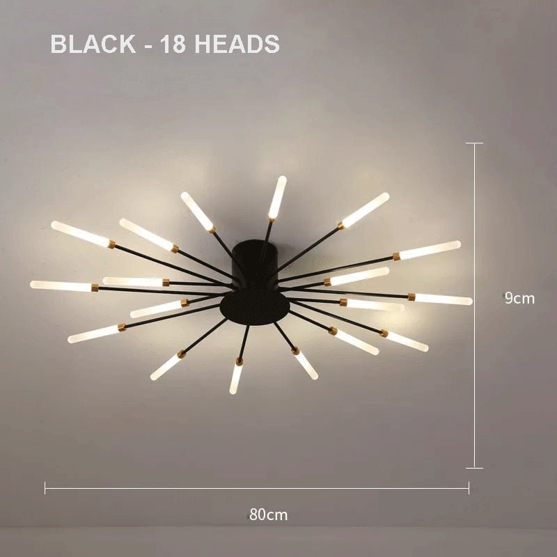 Minimalist Starry Art LED Chandelier Lighting - Querencian