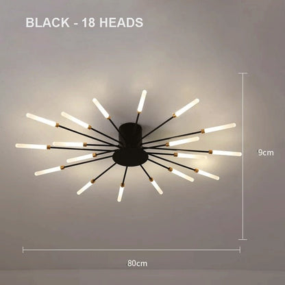 Minimalist Starry Art LED Chandelier Lighting - Querencian