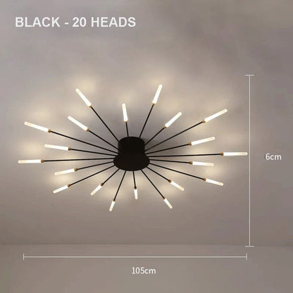 Minimalist Starry Art LED Chandelier Lighting - Querencian
