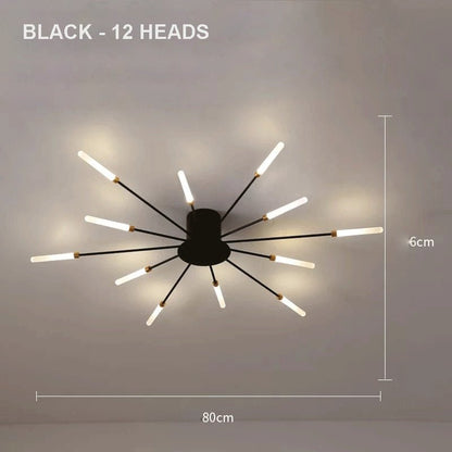 Minimalist Starry Art LED Chandelier Lighting - Querencian