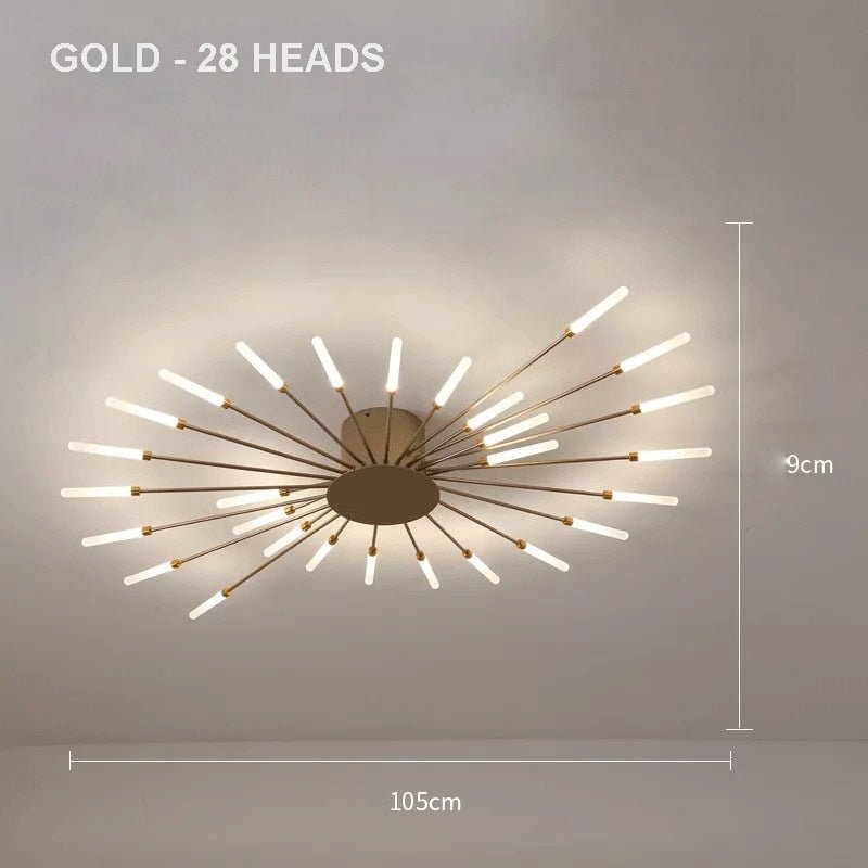 Minimalist Starry Art LED Chandelier Lighting - Querencian
