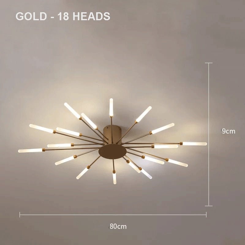 Minimalist Starry Art LED Chandelier Lighting - Querencian