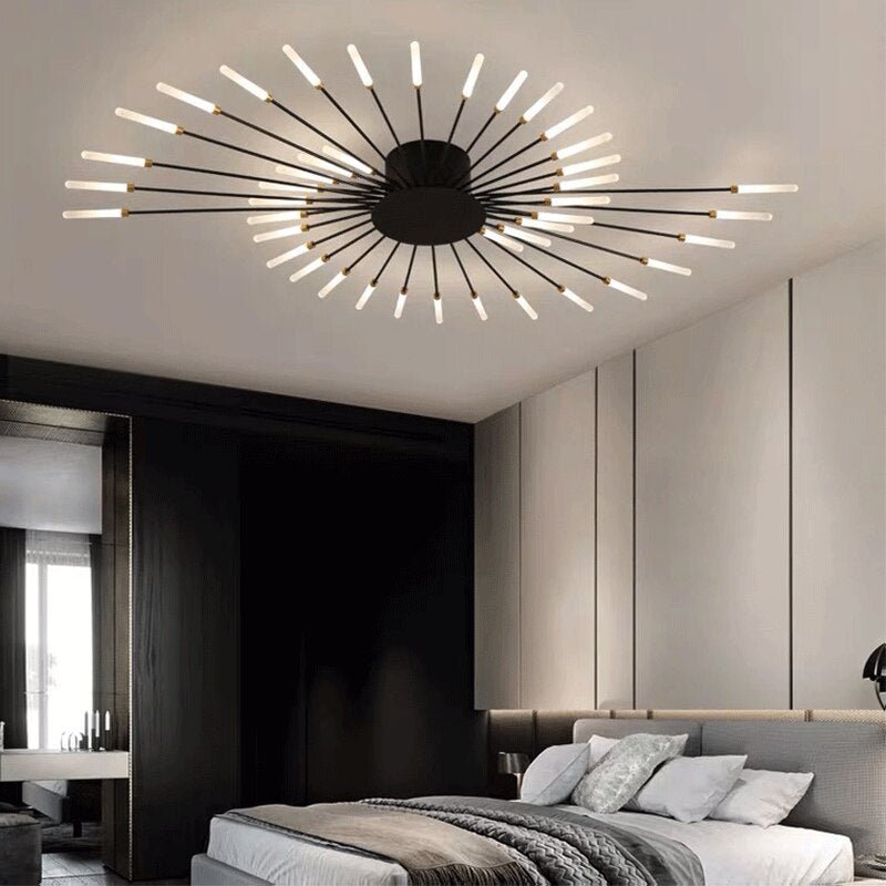 Minimalist Starry Art LED Chandelier Lighting - Querencian