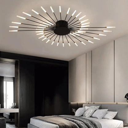 Minimalist Starry Art LED Chandelier Lighting - Querencian