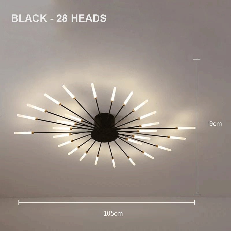 Minimalist Starry Art LED Chandelier Lighting - Querencian