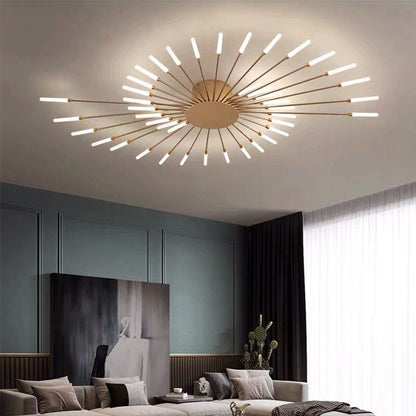 Minimalist Starry Art LED Chandelier Lighting - Querencian
