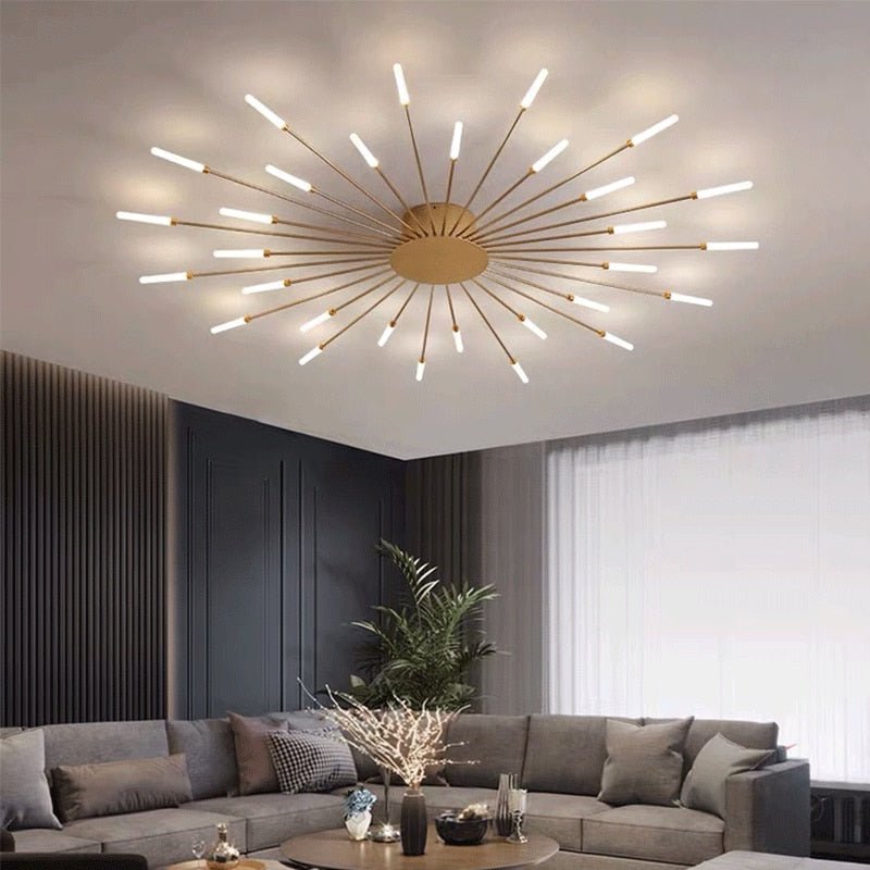 Minimalist Starry Art LED Chandelier Lighting - Querencian