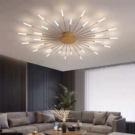 Minimalist Starry Art LED Chandelier Lighting - Querencian