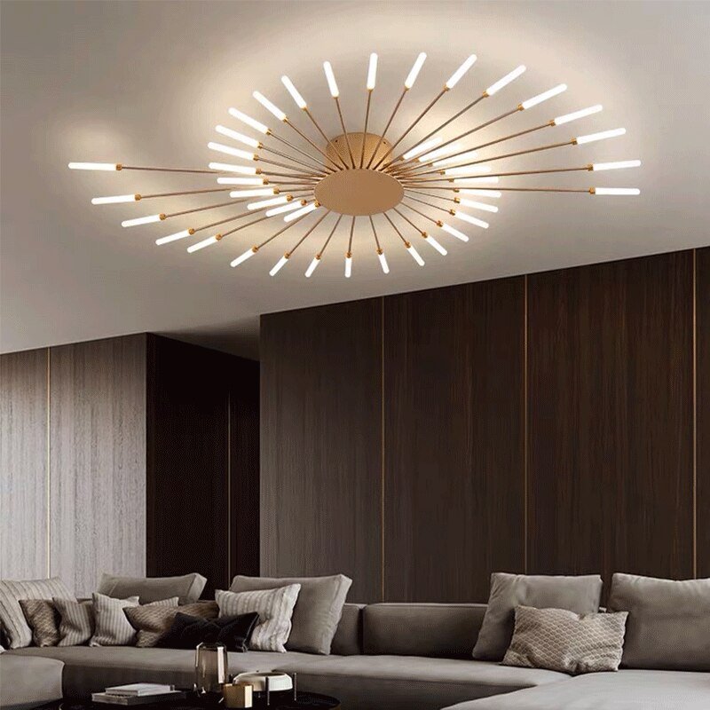 Minimalist Starry Art LED Chandelier Lighting - Querencian