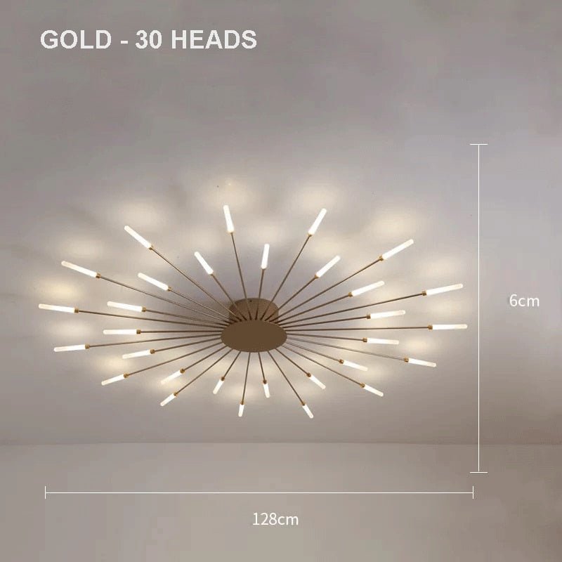 Minimalist Starry Art LED Chandelier Lighting - Querencian