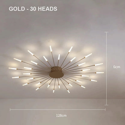 Minimalist Starry Art LED Chandelier Lighting - Querencian