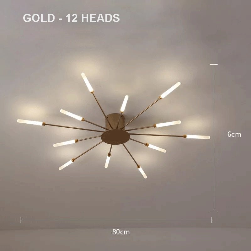 Minimalist Starry Art LED Chandelier Lighting - Querencian