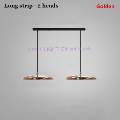 Modern Art Disc Single Head UFO Hanging Lamp - Querencian