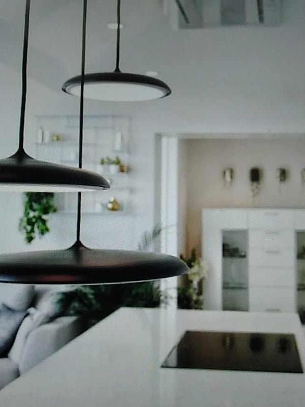Modern Art Disc Single Head UFO Hanging Lamp - Querencian
