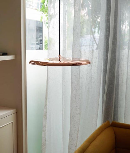 Modern Art Disc Single Head UFO Hanging Lamp - Querencian