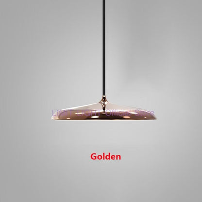 Modern Art Disc Single Head UFO Hanging Lamp - Querencian
