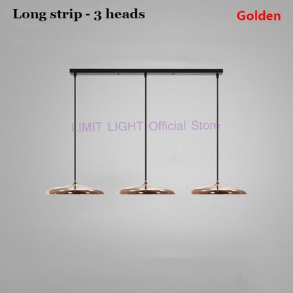 Modern Art Disc Single Head UFO Hanging Lamp - Querencian