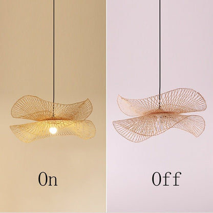 Modern Asian Style Bamboo Handmade Chandeliers Luminaire - Querencian