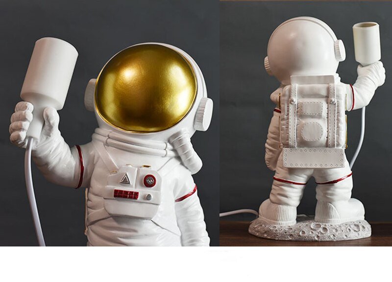 Modern Astronaut Loft Decoration LED Desk Light - Querencian