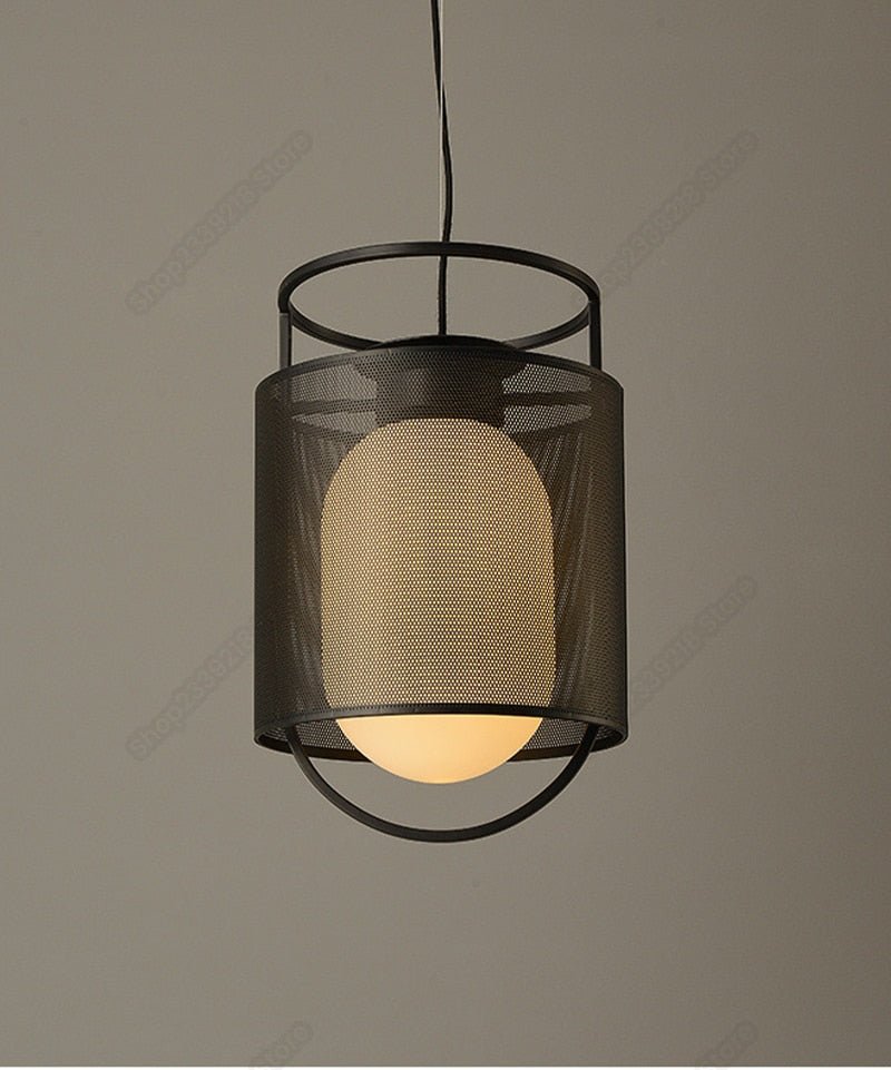Modern Chinese Brief Glass Pendant Lighting - Querencian