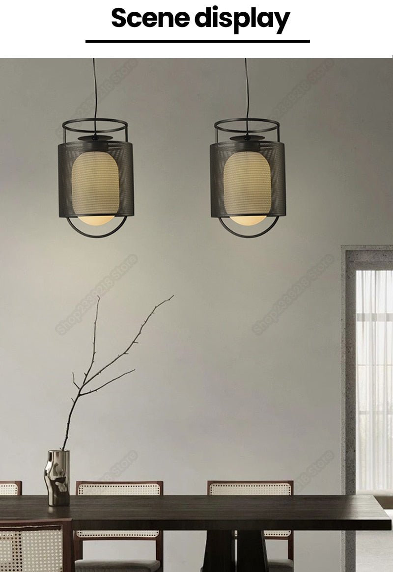 Modern Chinese Brief Glass Pendant Lighting - Querencian