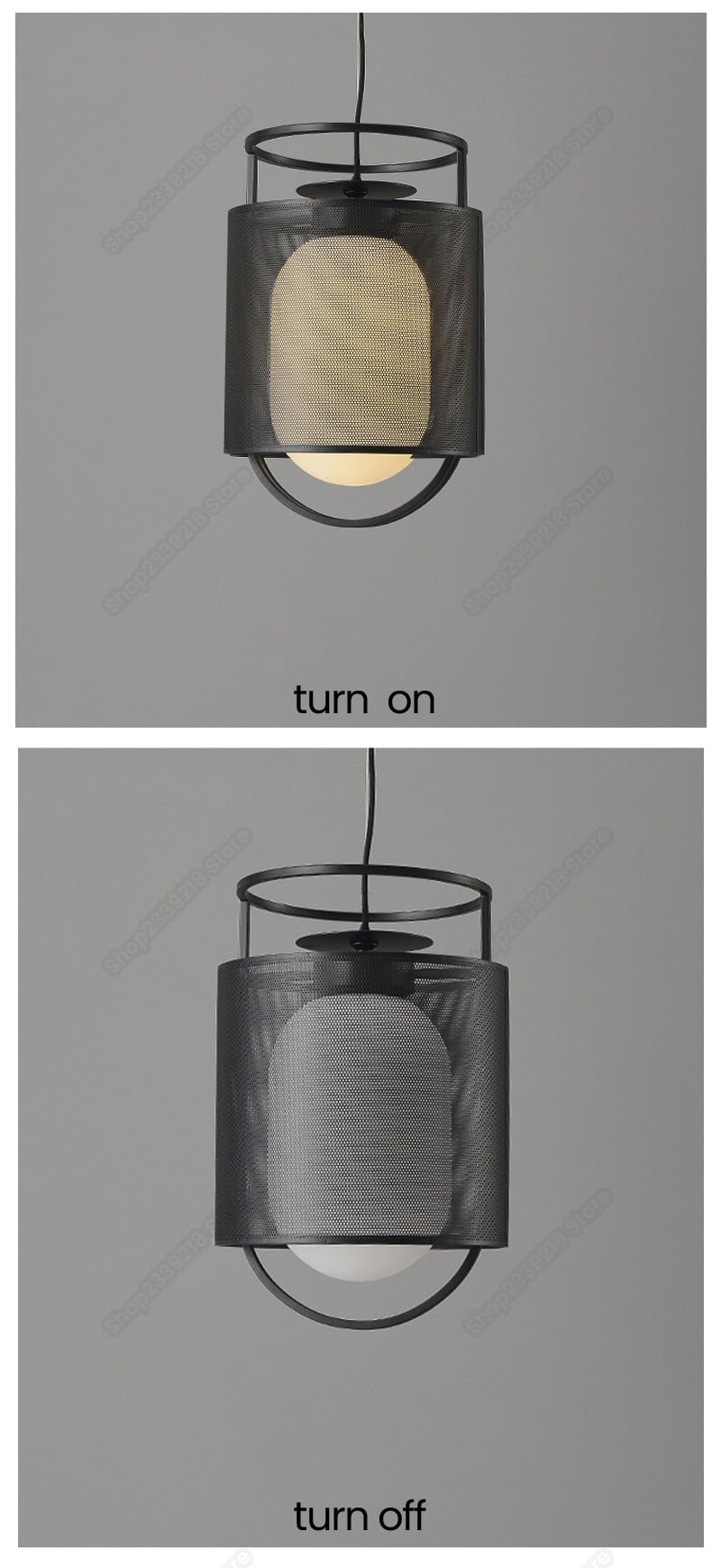 Modern Chinese Brief Glass Pendant Lighting - Querencian