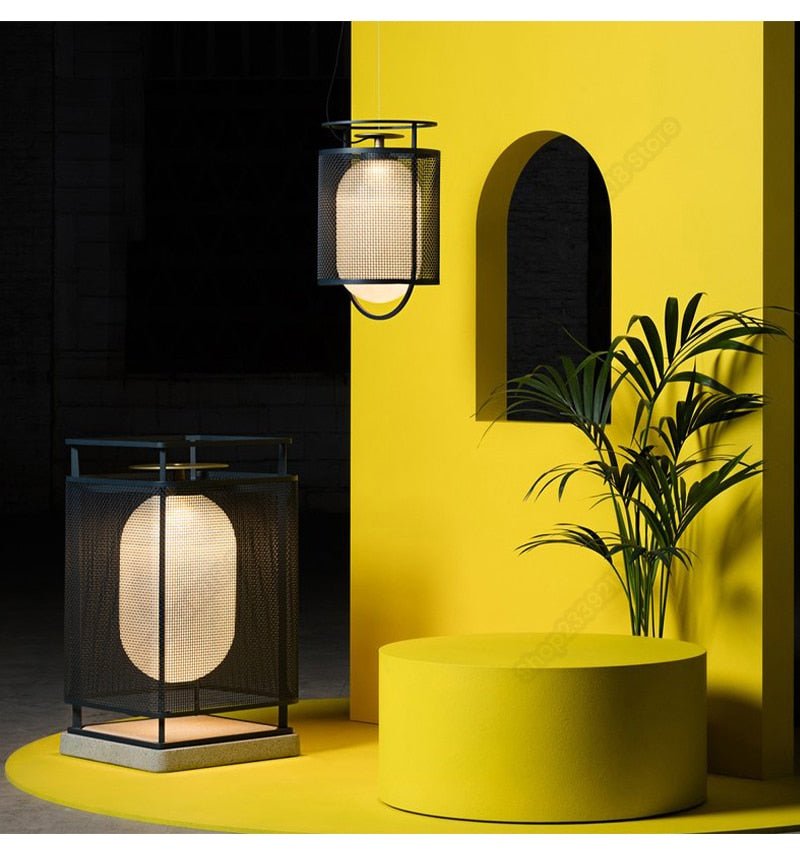 Modern Chinese Brief Glass Pendant Lighting - Querencian