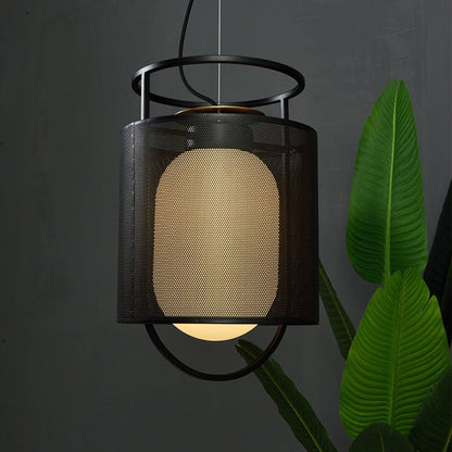 Modern Chinese Brief Glass Pendant Lighting - Querencian