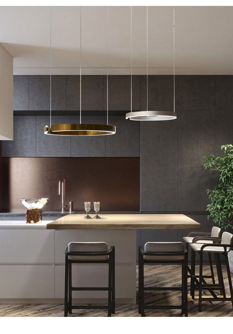 Modern Circle LED Decoration Pendant Light - Querencian