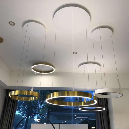 Modern Circle LED Decoration Pendant Light - Querencian