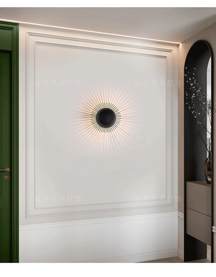 Modern Decorative Aluminum Wall Sconce Scattered Light - Querencian