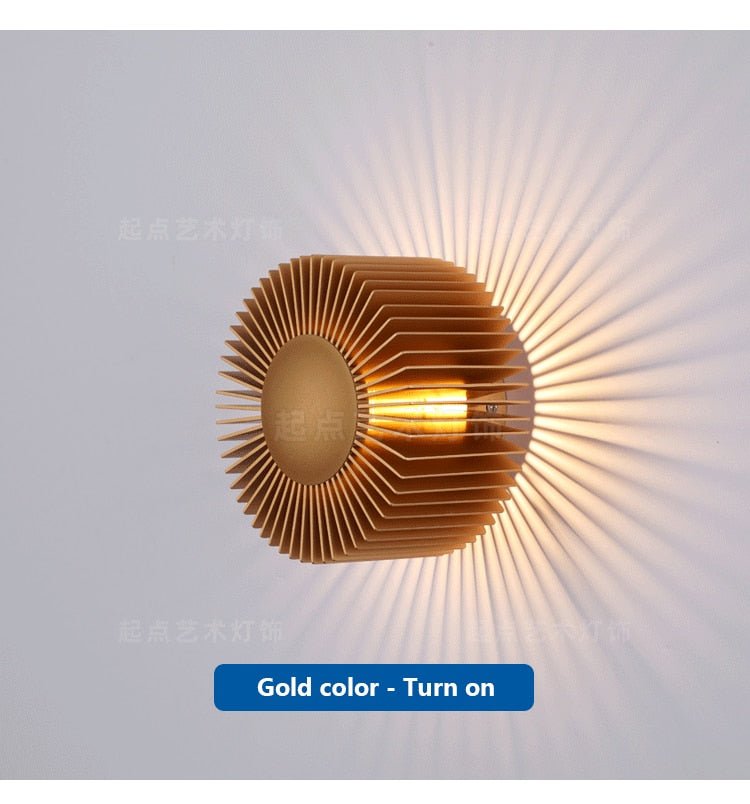 Modern Decorative Aluminum Wall Sconce Scattered Light - Querencian