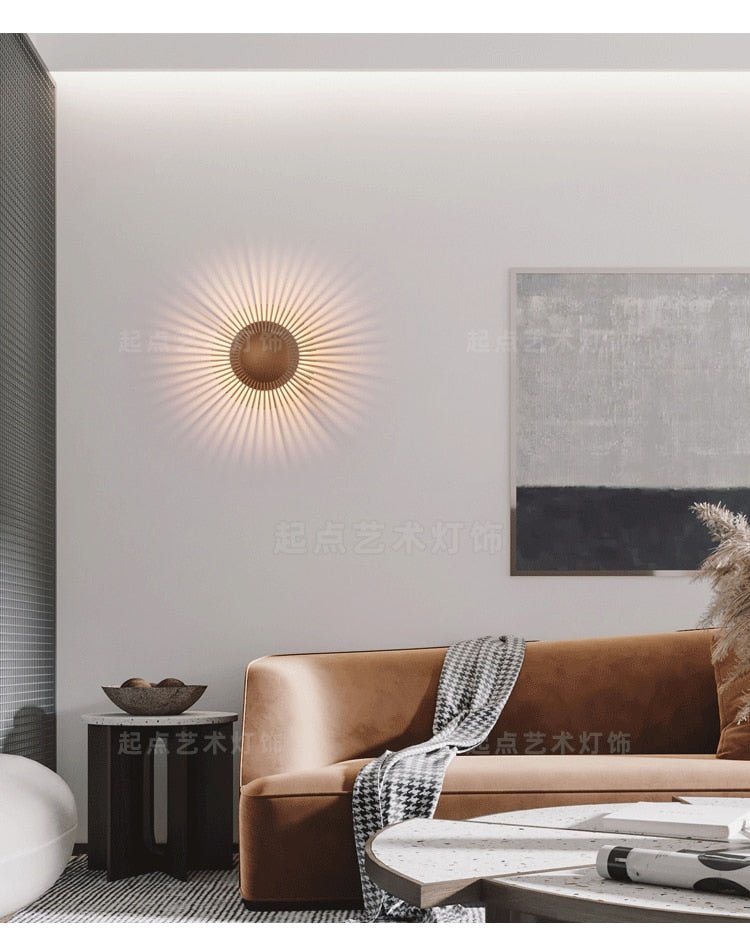 Modern Decorative Aluminum Wall Sconce Scattered Light - Querencian