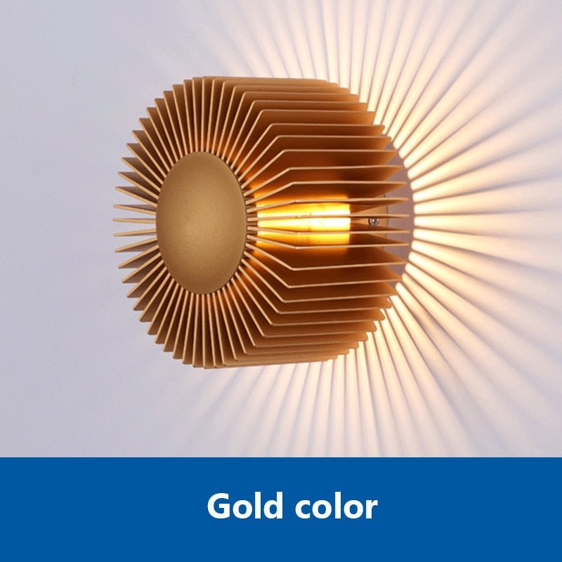 Modern Decorative Aluminum Wall Sconce Scattered Light - Querencian