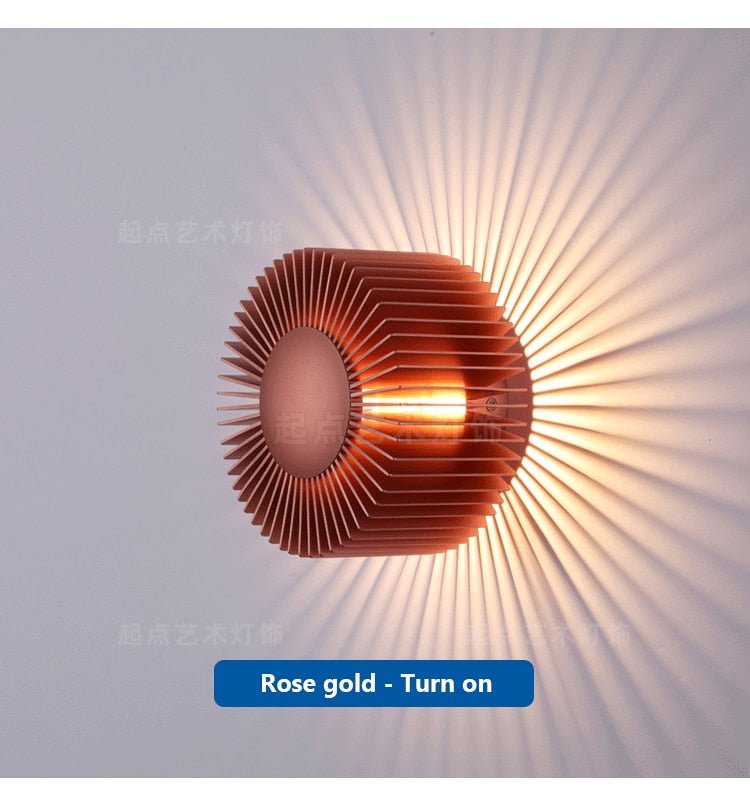 Modern Decorative Aluminum Wall Sconce Scattered Light - Querencian