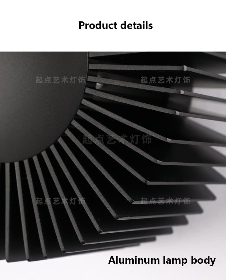 Modern Decorative Aluminum Wall Sconce Scattered Light - Querencian