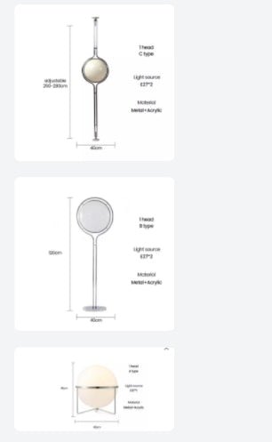 Modern Designer Floor Table Standing Lamp - Querencian
