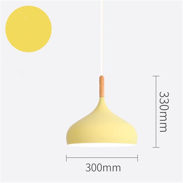 Modern E27 Macaron Color LED Pendant Lights - Querencian