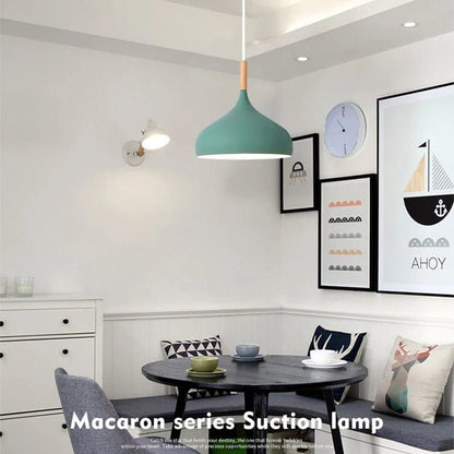 Modern E27 Macaron Color LED Pendant Lights - Querencian