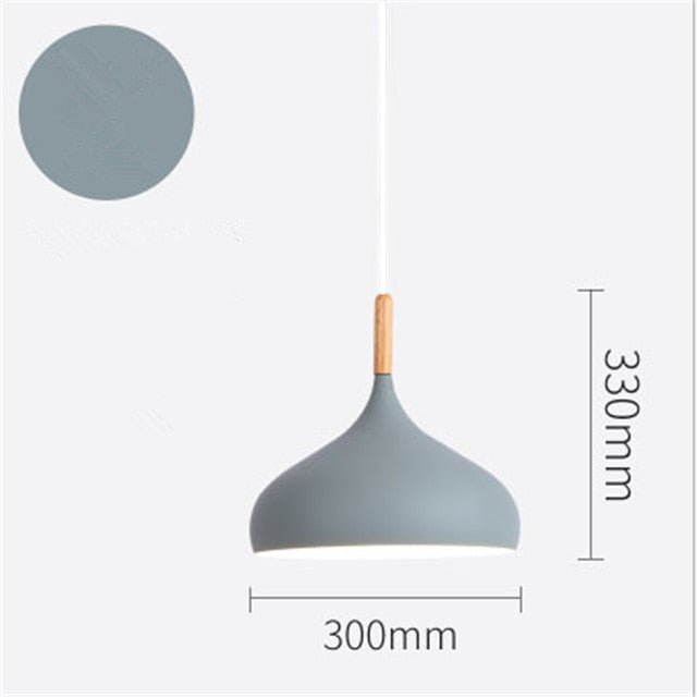 Modern E27 Macaron Color LED Pendant Lights - Querencian