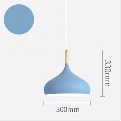 Modern E27 Macaron Color LED Pendant Lights - Querencian