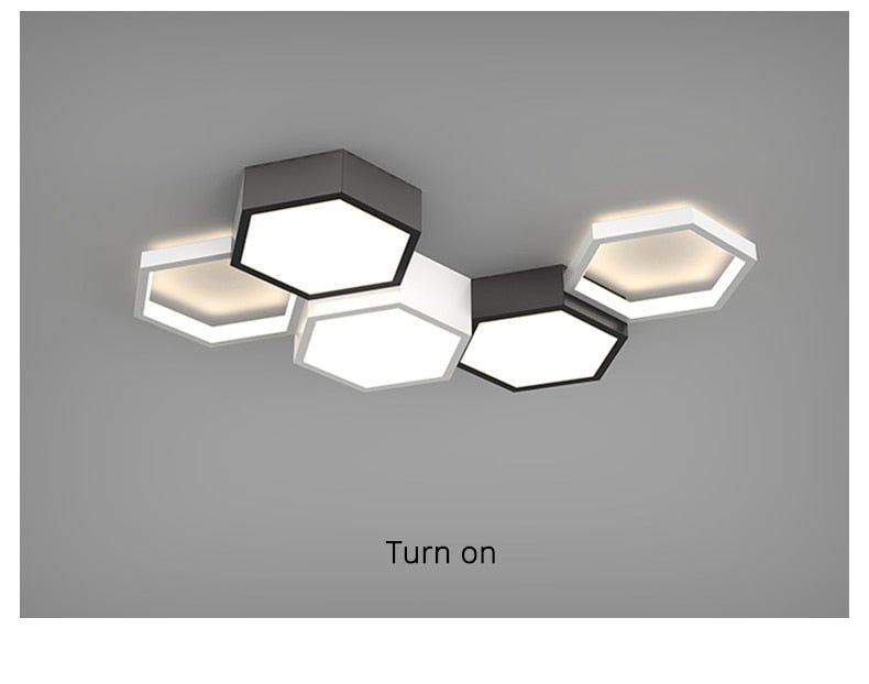 Modern Hexagonal Led Ceiling Lamp - Querencian