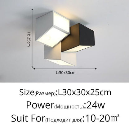 Modern Hexagonal Led Ceiling Lamp - Querencian