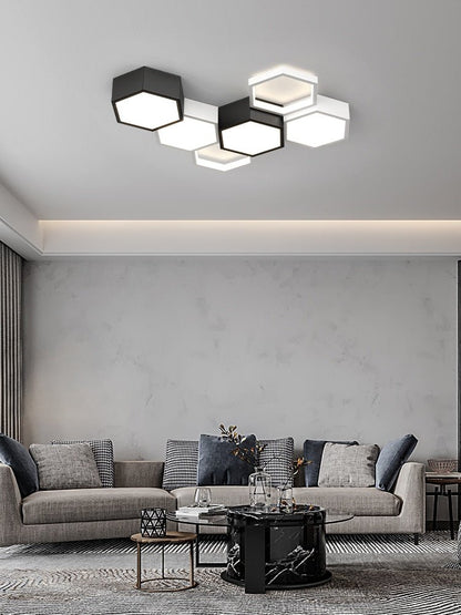 Modern Hexagonal Led Ceiling Lamp - Querencian
