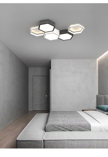 Modern Hexagonal Led Ceiling Lamp - Querencian